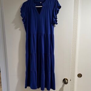 Amazon Women's Midi Dress - Blue